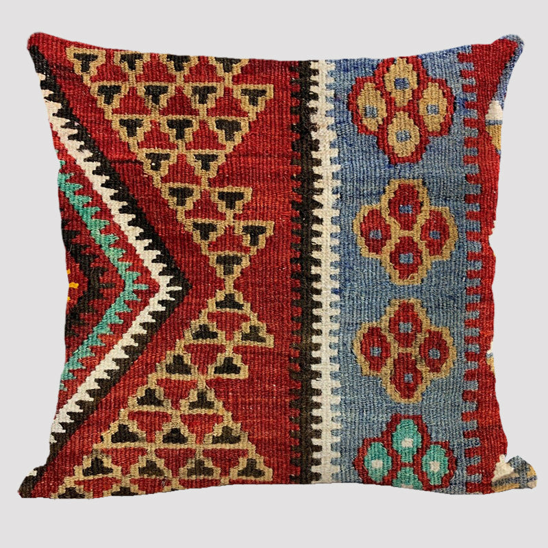 HKM-319379 Abstract Pattern Modern Minimalist Bohemian Polyester Cushion Cover 45x45cm