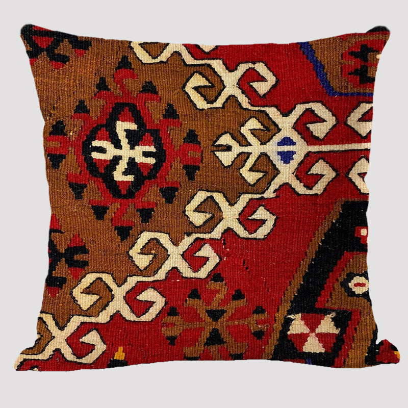 HKM-319379 Abstract Pattern Modern Minimalist Bohemian Polyester Cushion Cover 45x45cm