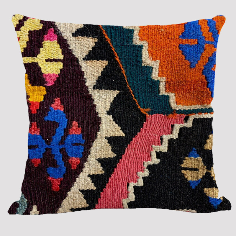 HKM-319379 Abstract Pattern Modern Minimalist Bohemian Polyester Cushion Cover 45x45cm
