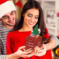 HKM-319379 Creative Christmas Money Box for Cash Gifts – Unique Surprise Pull-Out Design for Holidays, Parties, and Birthdays