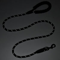 HKM-319379 Reflective Multi-Color Nylon Dog Leash for Medium and Large Breeds