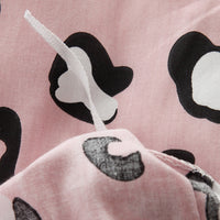 HKM-319571 Cotton Quilt Cover with Floral Plant Pattern - Soft and Skin-Friendly Bed Linen