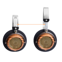 HKM-319635 Olive Wood Wired Headset with 3.5mm Plug and 1.2m Cable