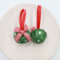 HKM-319699 Festive 4cm Five-Star Bow with Metal Bell for Holiday Decoration Garland