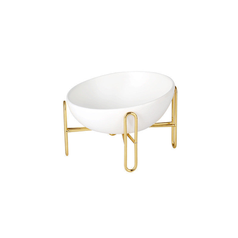 HKM-320083 Ceramic Pet Bowl for Dogs and Cats - Available in Small and Medium Sizes