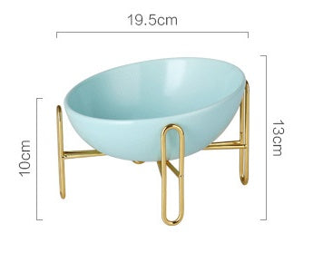 HKM-320083 Ceramic Pet Bowl for Dogs and Cats - Available in Small and Medium Sizes