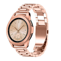HKM-320083 Stainless Steel Three-Bead Watch Strap for Galaxy Watch 1/3 (41/42mm & 45/46mm)