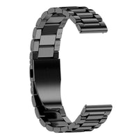 HKM-320083 Stainless Steel Three-Bead Watch Strap for Galaxy Watch 1/3 (41/42mm & 45/46mm)