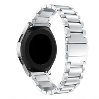 HKM-320083 Stainless Steel Three-Bead Watch Strap for Galaxy Watch 1/3 (41/42mm & 45/46mm)