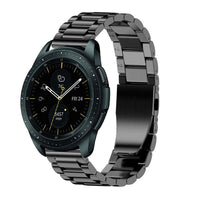 HKM-320083 Stainless Steel Three-Bead Watch Strap for Galaxy Watch 1/3 (41/42mm & 45/46mm)