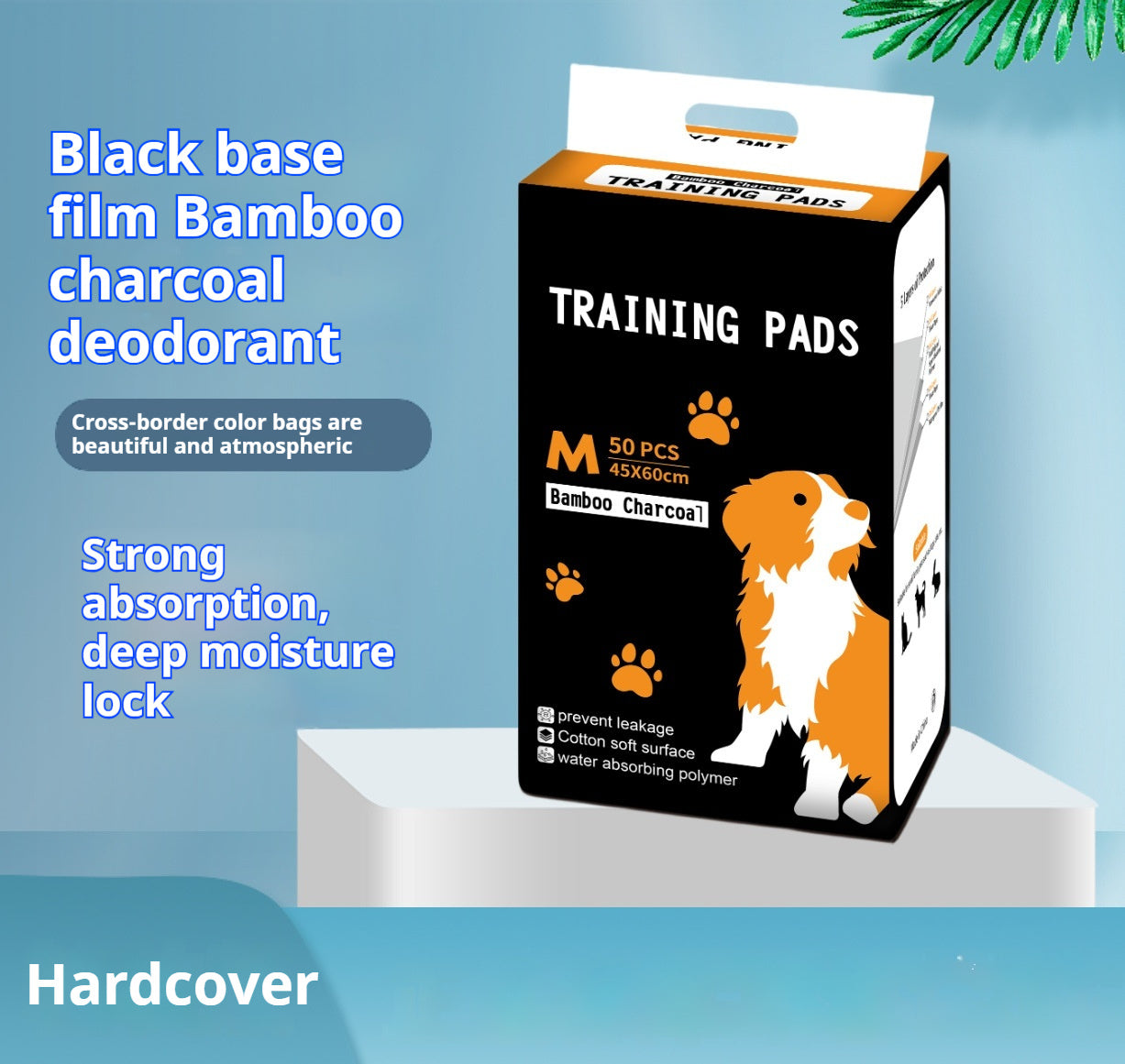 HKM-320403 Disposable Pet Diapers with Deodorant - Large Absorbent Urine Pads for Dogs and Cats