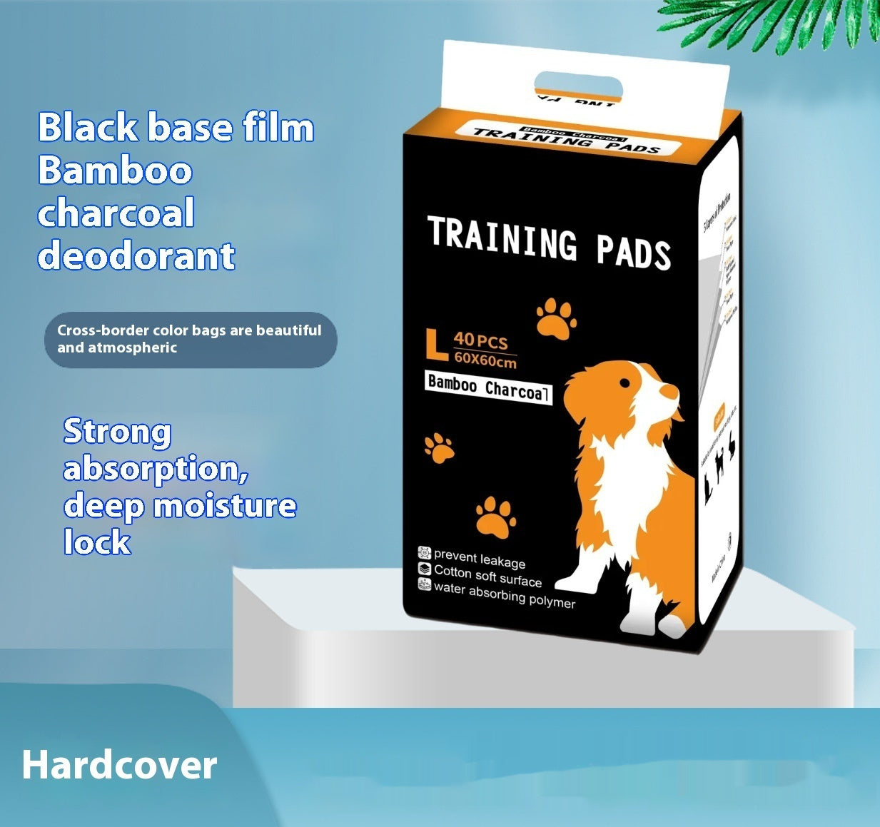 HKM-320403 Disposable Pet Diapers with Deodorant - Large Absorbent Urine Pads for Dogs and Cats