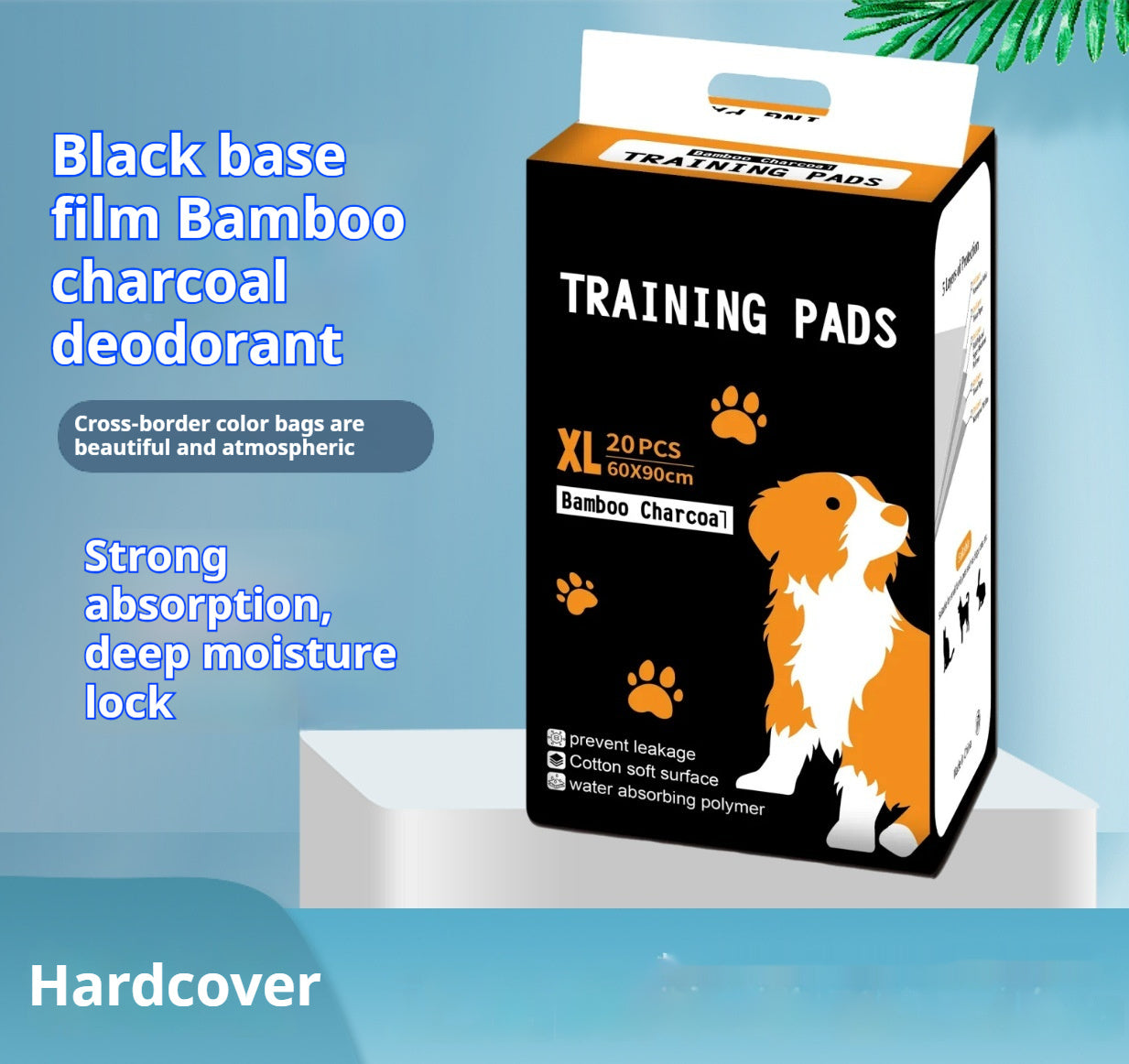 HKM-320403 Disposable Pet Diapers with Deodorant - Large Absorbent Urine Pads for Dogs and Cats