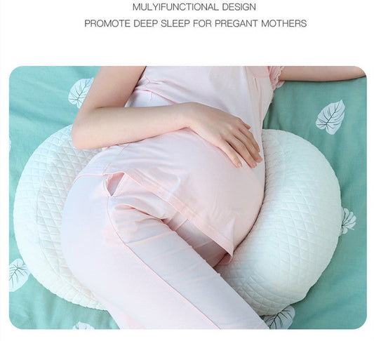 KTX-320403 Natural Latex Side Sleeping Support Pillow for Mothers and Pregnant Women - Multi-Functional Design