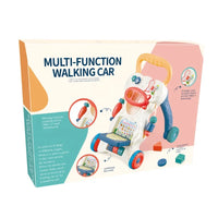 HKM-320531 Multi-Functional Baby Walker Carriage with Music and Lights, Folds Easily, Supports Up to 10kg, Ages 0-3