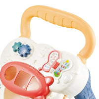 HKM-320531 Multi-Functional Baby Walker Carriage with Music and Lights, Folds Easily, Supports Up to 10kg, Ages 0-3