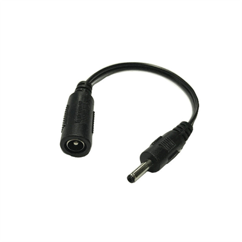 HKM-320915 DC5.5*2.1 Female Power Adapter Cable - 15 cm Length, Supports Up to 2A, Black