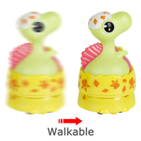 HKM-320979 2 in 1 Mini Pull Back Car and Gyro Toy for Kids - Dinosaur Models, Ages 3 and Up