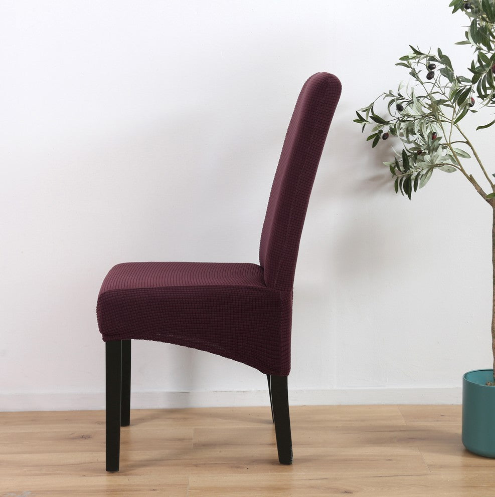HKM-321107 Large Slanting Knit Padded Chair Cover for Dust Protection and Style