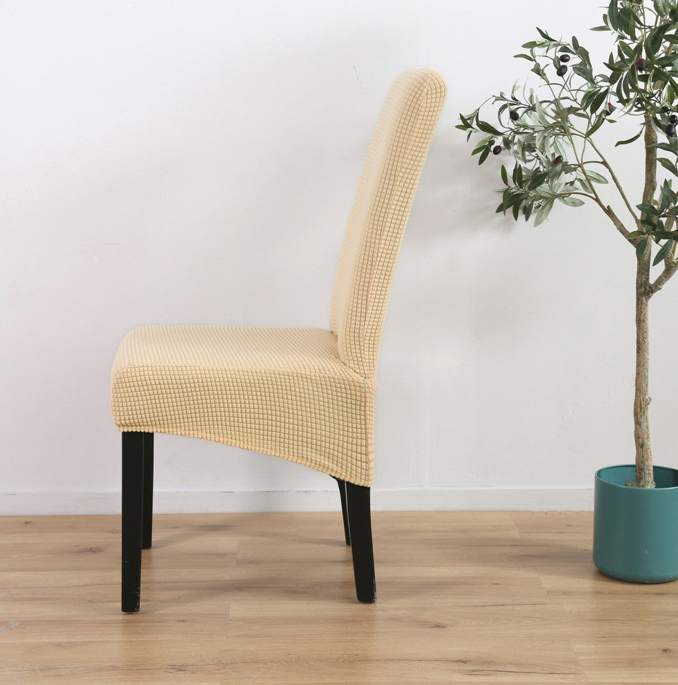 HKM-321107 Large Slanting Knit Padded Chair Cover for Dust Protection and Style