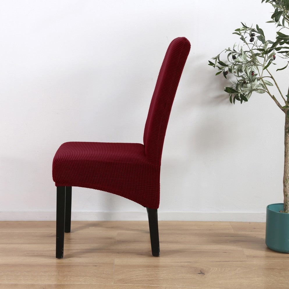 HKM-321107 Large Slanting Knit Padded Chair Cover for Dust Protection and Style