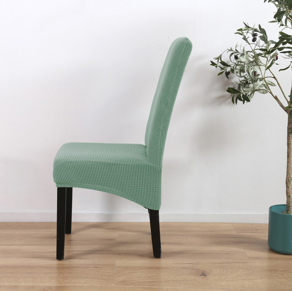 HKM-321107 Large Slanting Knit Padded Chair Cover for Dust Protection and Style