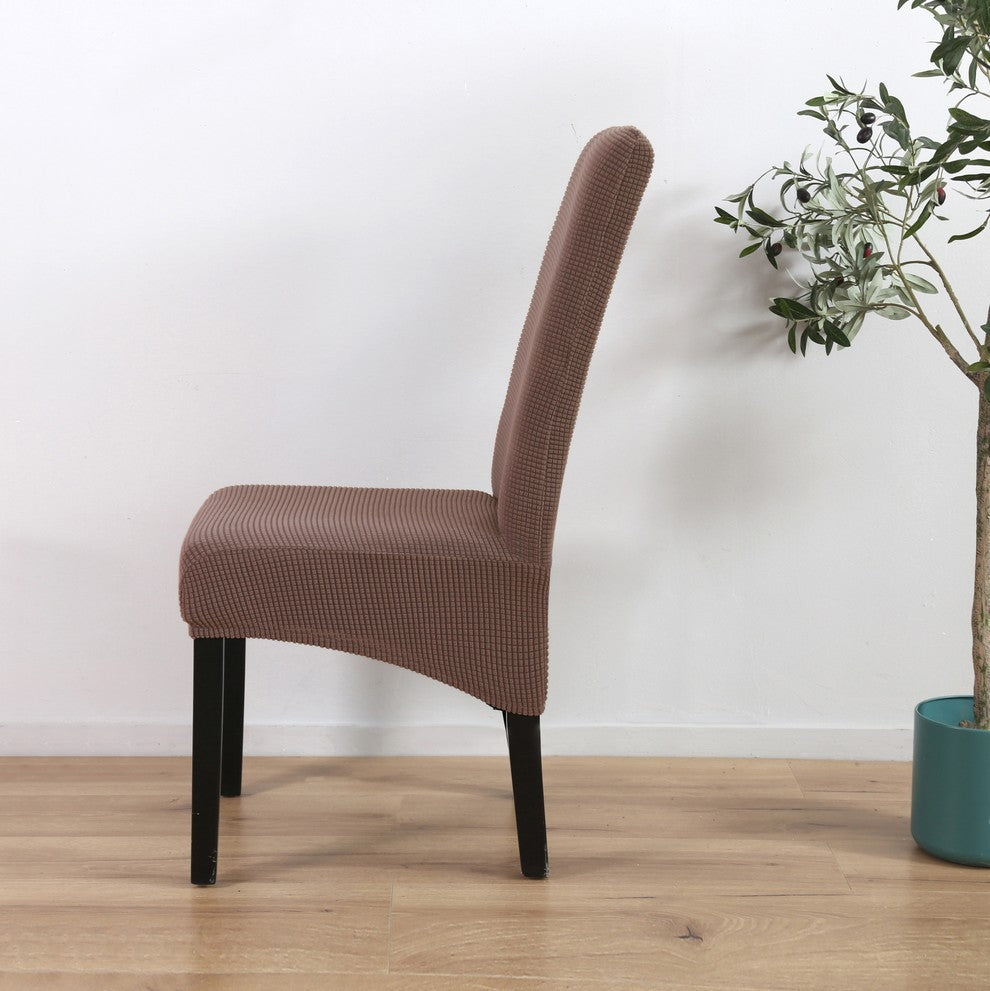 HKM-321107 Large Slanting Knit Padded Chair Cover for Dust Protection and Style