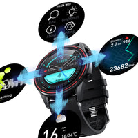 HKM-321235 Waterproof Sports Smart Bracelet with Heart Rate Monitor, Temperature Sensor, and Step Tracking