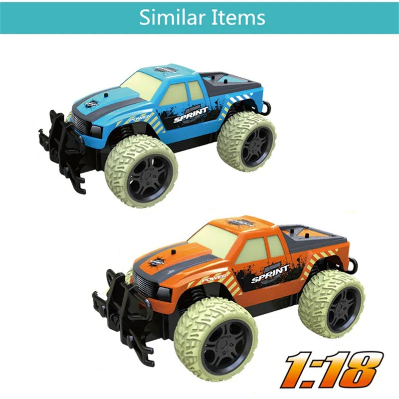 HKM-321299 4CH Remote Control Off-Road Car, 1:18 Scale, Ready-to-Go Climbing Vehicle for Kids 5 Years & Up