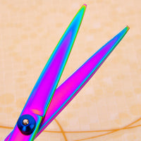 HKM-321427 Professional Pet Grooming Scissors Set with Thinning Shears and Maintenance Tools - 4CR Material, 17.5 cm Length
