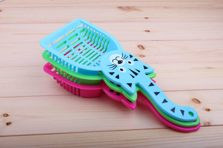 HKM-321491 Lovely Plastic Litter Scoop Pet Cat Sand Waste Scooper Shovel Cleaning Tool