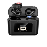 HKM-321619 Multifunctional Bluetooth Headset with Digital Display - Model X16, V5.0 Compatibility, 200H Standby