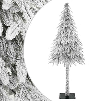 HKM-321683 Modern White Artificial Christmas Tree for Indoor and Outdoor Use - 58 inches - Space-Saving Design