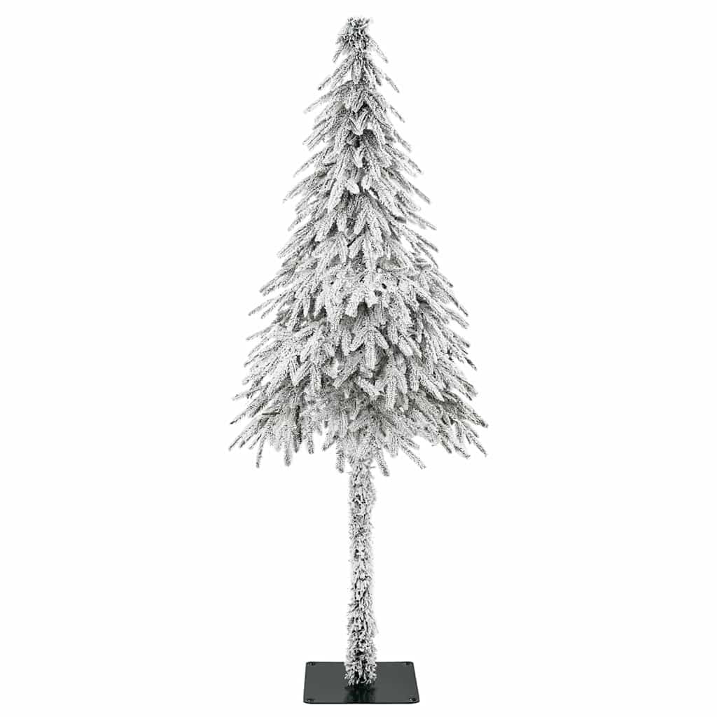 HKM-321683 Modern White Artificial Christmas Tree for Indoor and Outdoor Use - 58 inches - Space-Saving Design