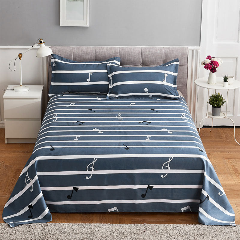 HKM-321683 Striped Bedding Set for Single and Double Beds in Various Styles and Sizes