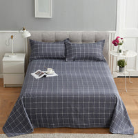 HKM-321683 Striped Bedding Set for Single and Double Beds in Various Styles and Sizes