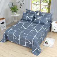 HKM-321683 Striped Bedding Set for Single and Double Beds in Various Styles and Sizes