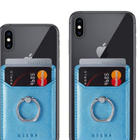HKM-321939 Wallet-Style ID Card Holder with Phone Ring and Credit Card Storage, Durable PC Material, Easy to Clean