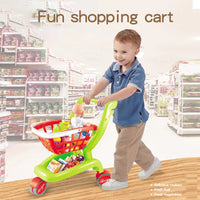 HKM-322131 Kids Supermarket Pretend Play Shopping Cart Toy Set for Learning and Imaginative Play