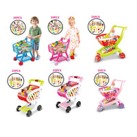 HKM-322131 Kids Supermarket Pretend Play Shopping Cart Toy Set for Learning and Imaginative Play