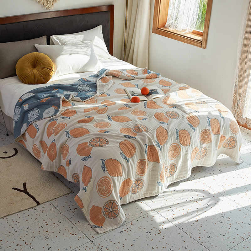 HKM-322195 Bohemian Cotton Jacquard Sofa Cover Blanket for All Seasons
