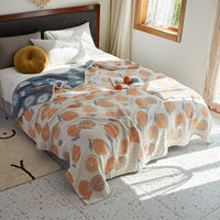 HKM-322195 Bohemian Cotton Jacquard Sofa Cover Blanket for All Seasons