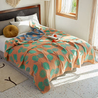 HKM-322195 Bohemian Cotton Jacquard Sofa Cover Blanket for All Seasons