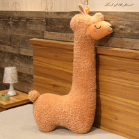 HKM-322195 Cozy Sheep Plush Doll Pillow – Soft Decorative Alpaca Design for Home and Sleep