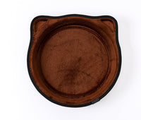 HKM-322387 Window Sill Round Cat Nest - Short Plush Sun-Drying Pet Bed