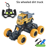 HKM-322451 1:18 Alloy Remote Control Climbing Car - Electric Engineering Vehicle Toy for Kids
