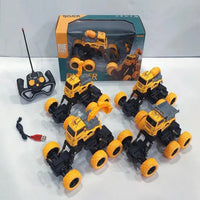HKM-322451 1:18 Alloy Remote Control Climbing Car - Electric Engineering Vehicle Toy for Kids
