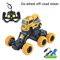 HKM-322451 1:18 Alloy Remote Control Climbing Car - Electric Engineering Vehicle Toy for Kids
