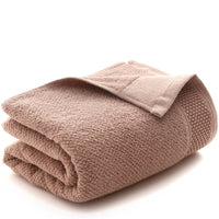 HKM-322451 Premium Pure Cotton Bath Towel - 70x140cm in Chocolate, Khaki, Beige, and Brown Shades