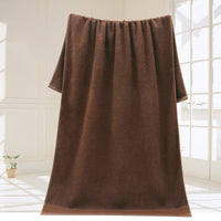 HKM-322451 Premium Pure Cotton Bath Towel - 70x140cm in Chocolate, Khaki, Beige, and Brown Shades